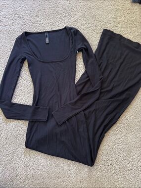 skims jelly sheer off the shoulder dress SKIMS | Dresses | Skims Nwt Jelly Sheer Off The Shoulder Dress Large Onyx